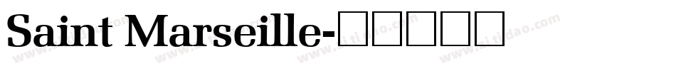 Saint Marseille字体转换